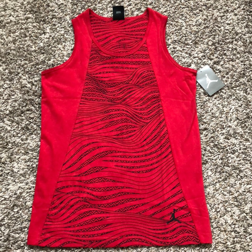 NWT Nike Jordan red tank top
